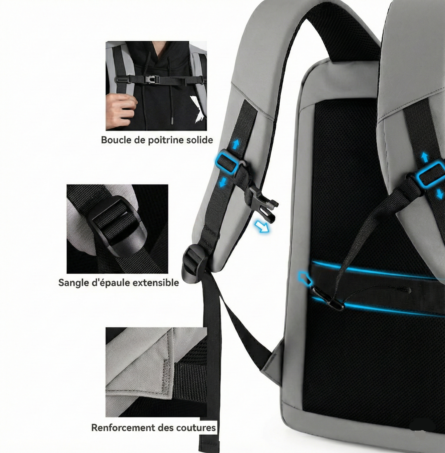 Sac à dos ordinateur - Rigid