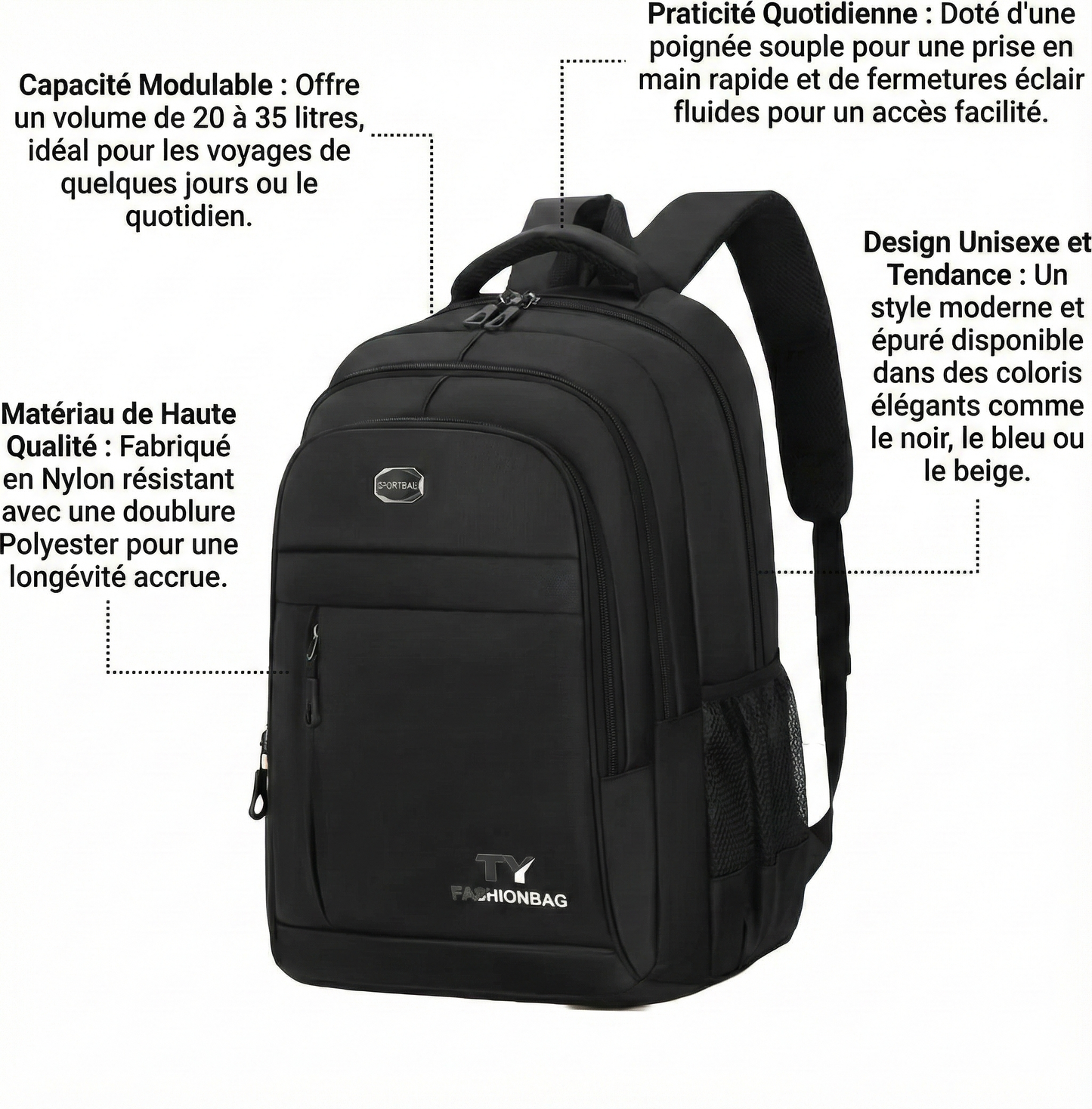 Sac à dos ordinateur - Ancre