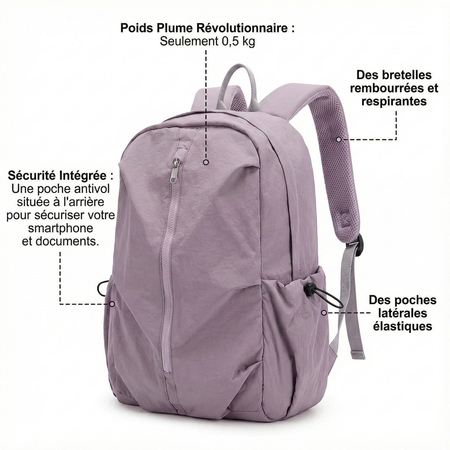 Sac à dos ordinateur - Plume