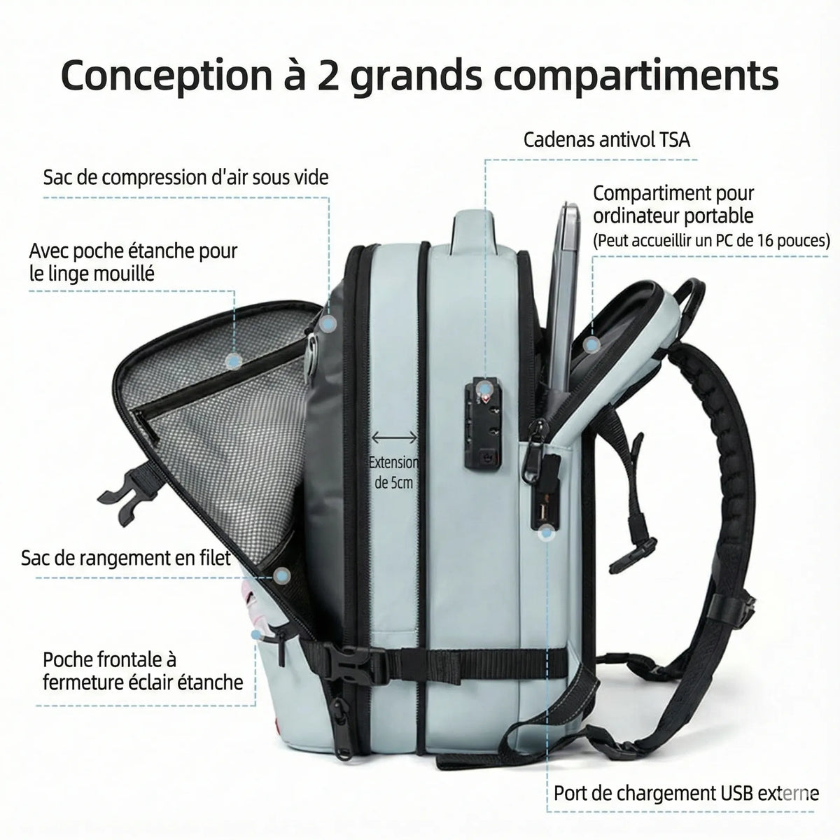 Sac cabine Vacuum - L'Under Seat